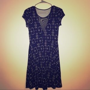 Urban Outfitters deep v sexy mesh dress.